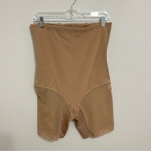 Honeylove superpower short all over sculpted women’s size 1x sand shapewear